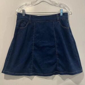 Grace‎ The Perfect Fit Denim Jean Skirt Womens Size 8 (1089)